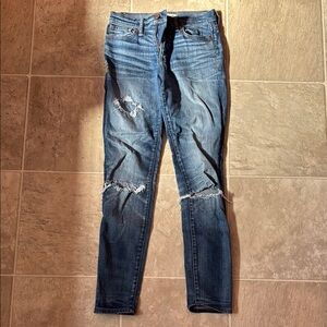 Madewell high riser skinny jeans